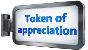 Token Of Appreciation